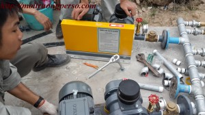 Kiểm tra đấu nối thiết bị xử lý nước thải sinh hoạt cho SEDO